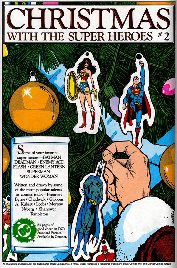 House ad for Christmas with the Super-Heroes #2